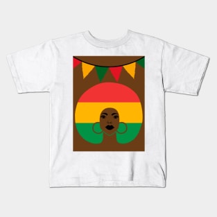 Juneteenth Is Here Kids T-Shirt